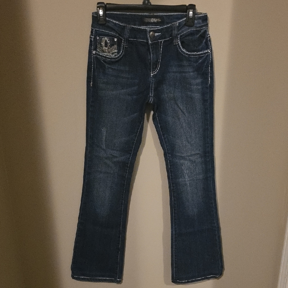 Cello Indigo Wide Leg Jeans